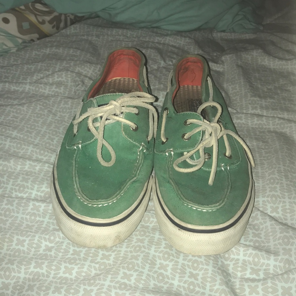 Lime Green Sperrys